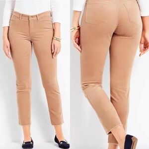 Talbots Corduroy Flawless Frayed Hem Slim Ankle